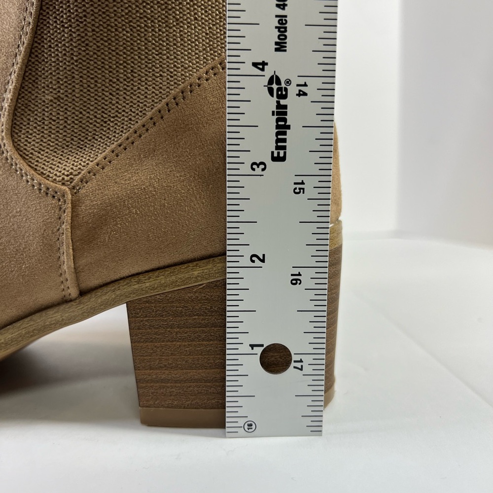 Universal Thread Women's Anya Ankle Boots Memory Foam Insole Tan Size 8 1/2 - Picture 10 of 13
